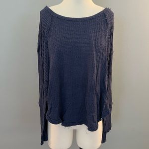 Free People waffle T